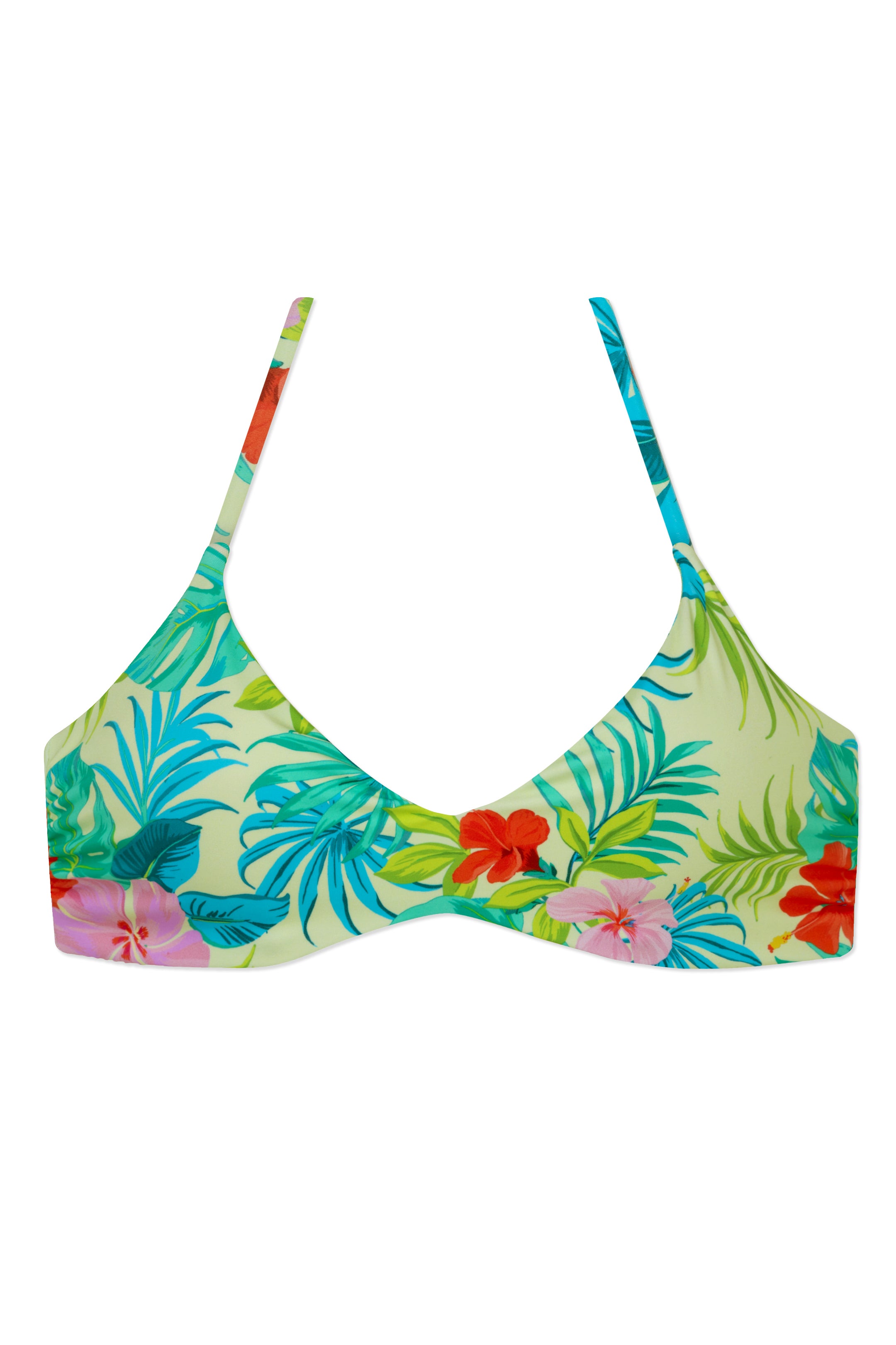 WET 曦光流影 - Sasha Bralette 運動美型比基尼上身 熱帶叢林