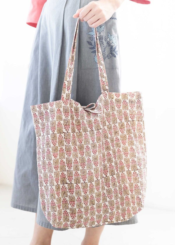People Tree V&A 聯名Blossom花卉環保托特包