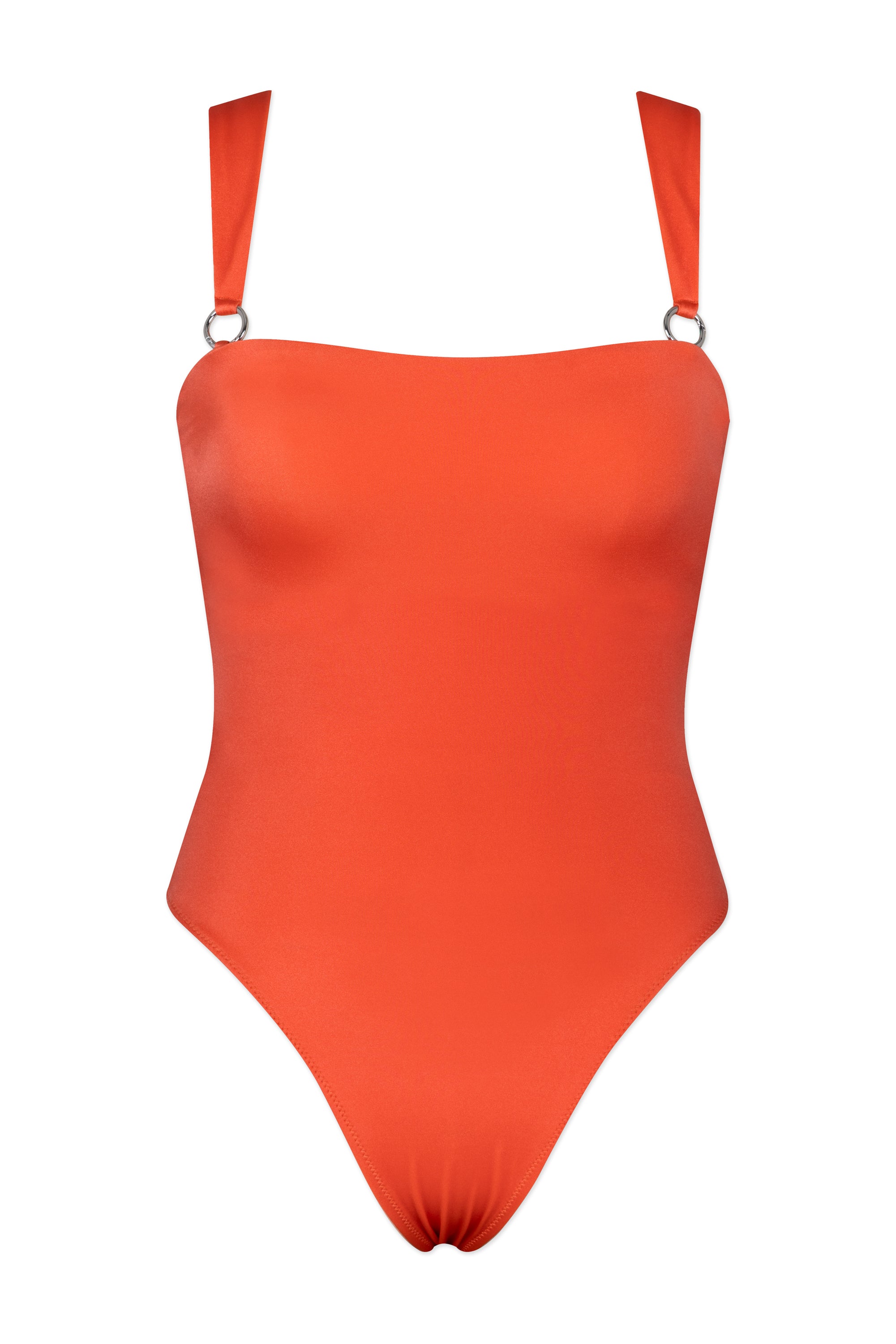 WET 熱浪潮光 - Prisma One-Piece 連身泳裝 熾陽橘 front
