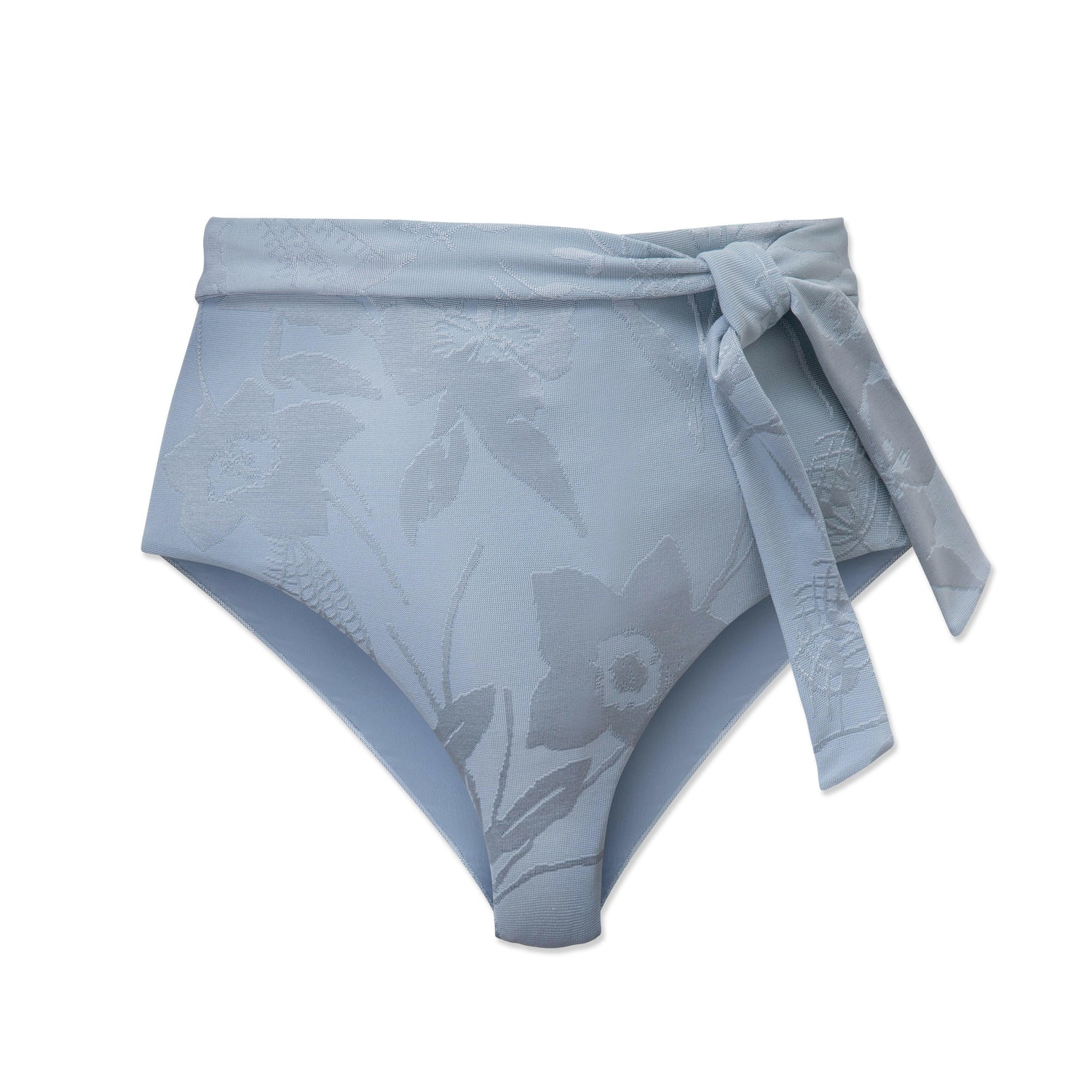 Luxe Yacht Blake 經典比基尼下身這款高腰泳褲搭配綁帶腰帶,為經典設計增添時尚感與靈動細節。