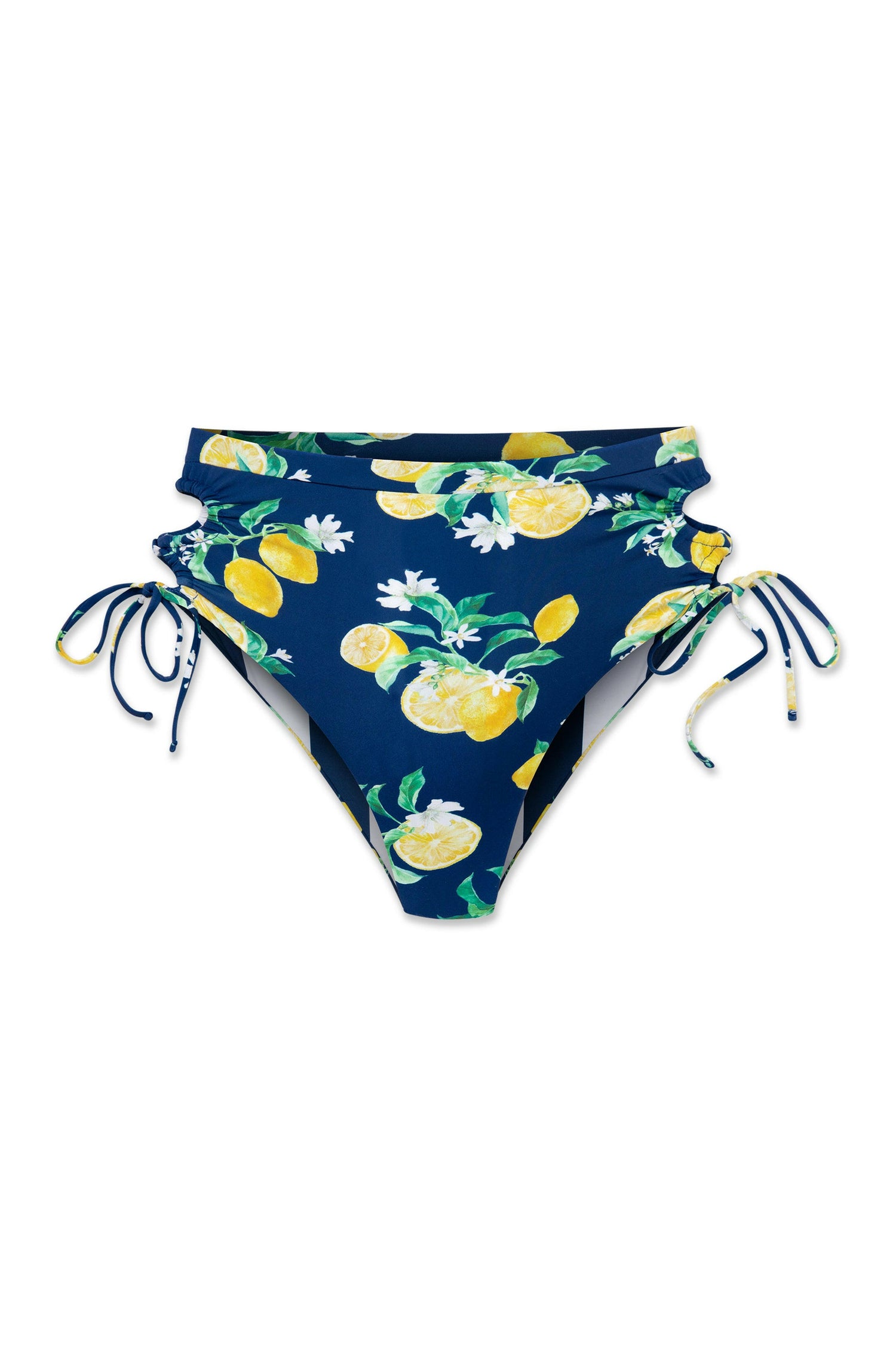 Sardinia - Delani Bottom - Navy Lemons 經典比基尼下身