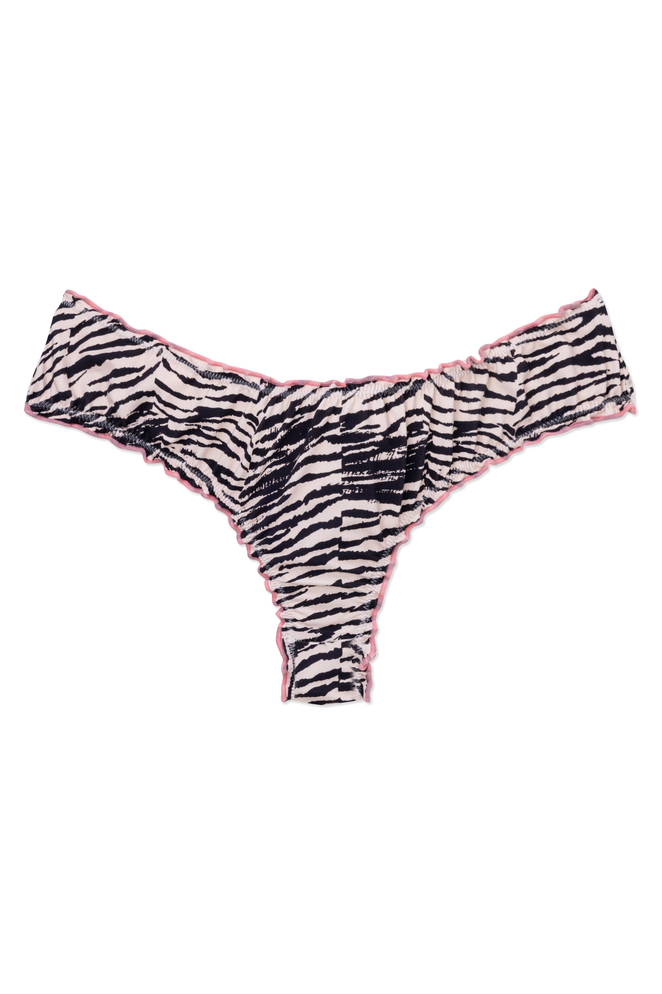 WET 曦光流影 - Lilly Bottom 甜美運動平口比基尼下身 白晝斑紋