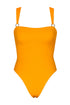 WET 熱浪潮光 - Prisma One-Piece 連身泳裝 烈焰黃 front