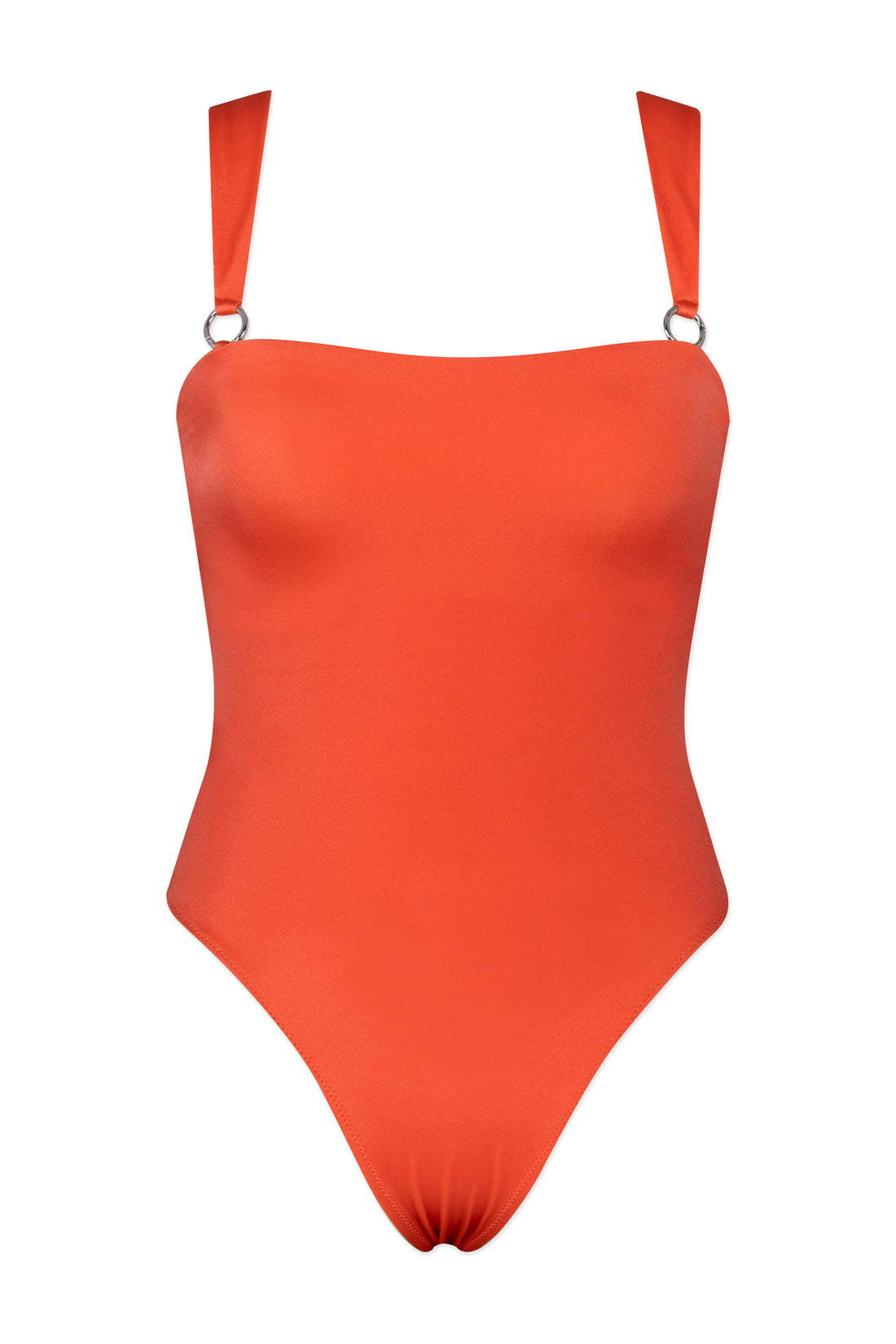 WET 熱浪潮光 - Prisma One-Piece 連身泳裝 熾陽橘 front
