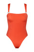 WET 熱浪潮光 - Prisma One-Piece 連身泳裝 熾陽橘 front