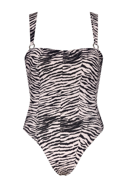 WET 曦光流影 - Prisma One-Piece 連身泳裝 白晝斑紋 front