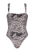 WET 曦光流影 - Prisma One-Piece 連身泳裝 白晝斑紋 front