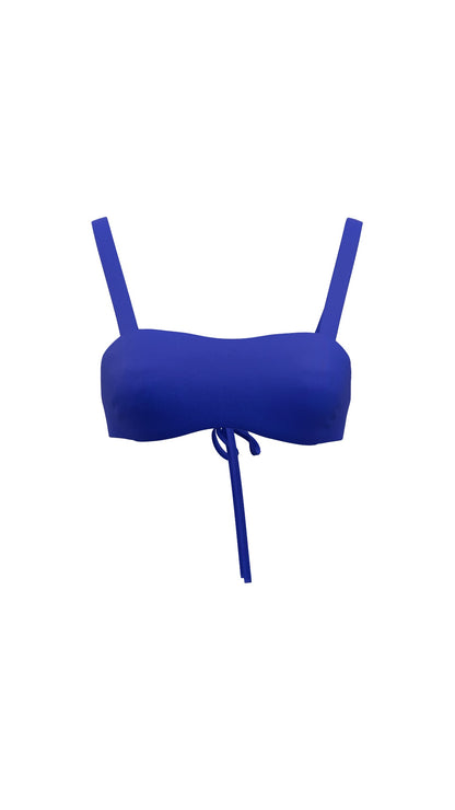 霓光緞韻 - Kleo Top 經典比基尼上身 曜光藍