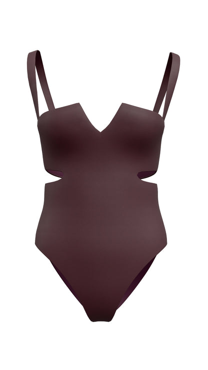 沙語微醺- Tori One-Piece 連身泳裝 暮光紫