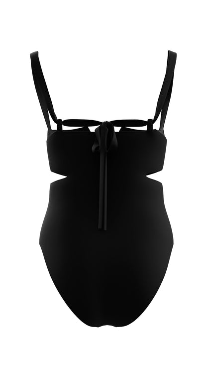 極墨晨曦 - Tori One-Piece 連身泳裝 星辰黑