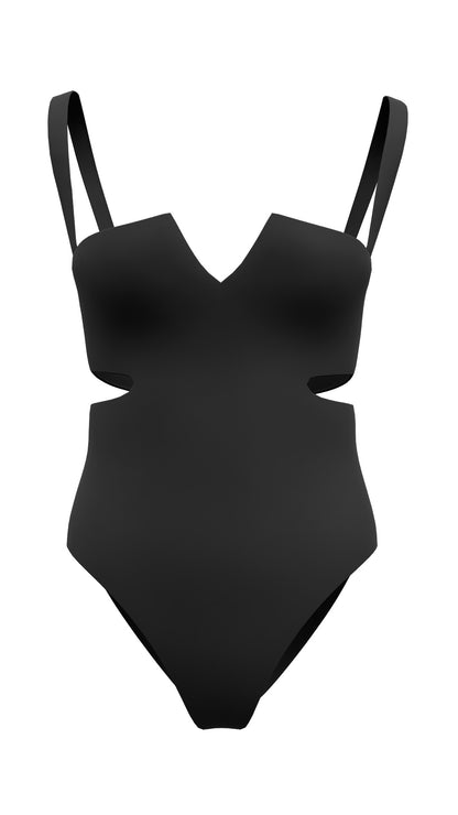 極墨晨曦 - Tori One-Piece 連身泳裝 星辰黑