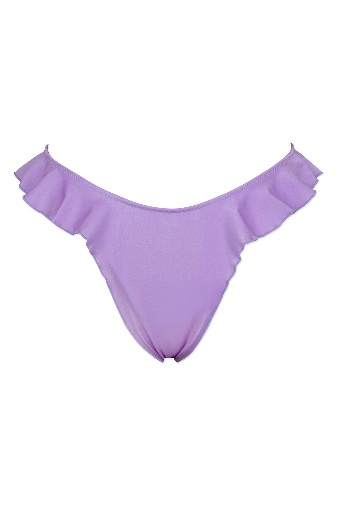 WET Farrah Bottom 荷葉裙擺比基尼下身 雲紗紫 商品正面