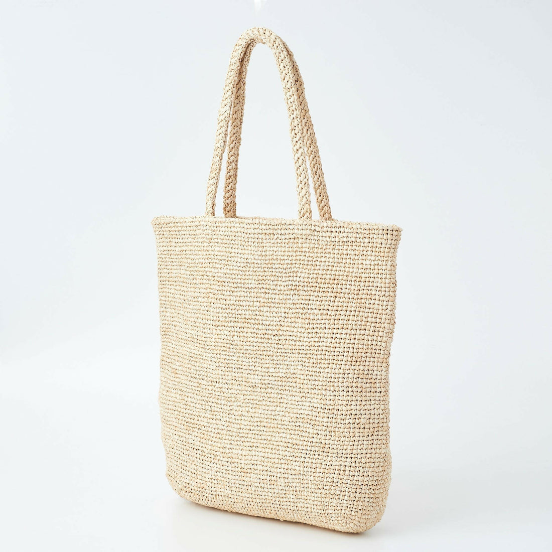 Sulci 俐落方形編織拉菲草包