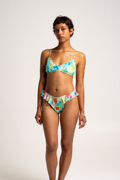 WET 曦光流影 - Sasha Bralette 運動美型比基尼上身 熱帶叢林