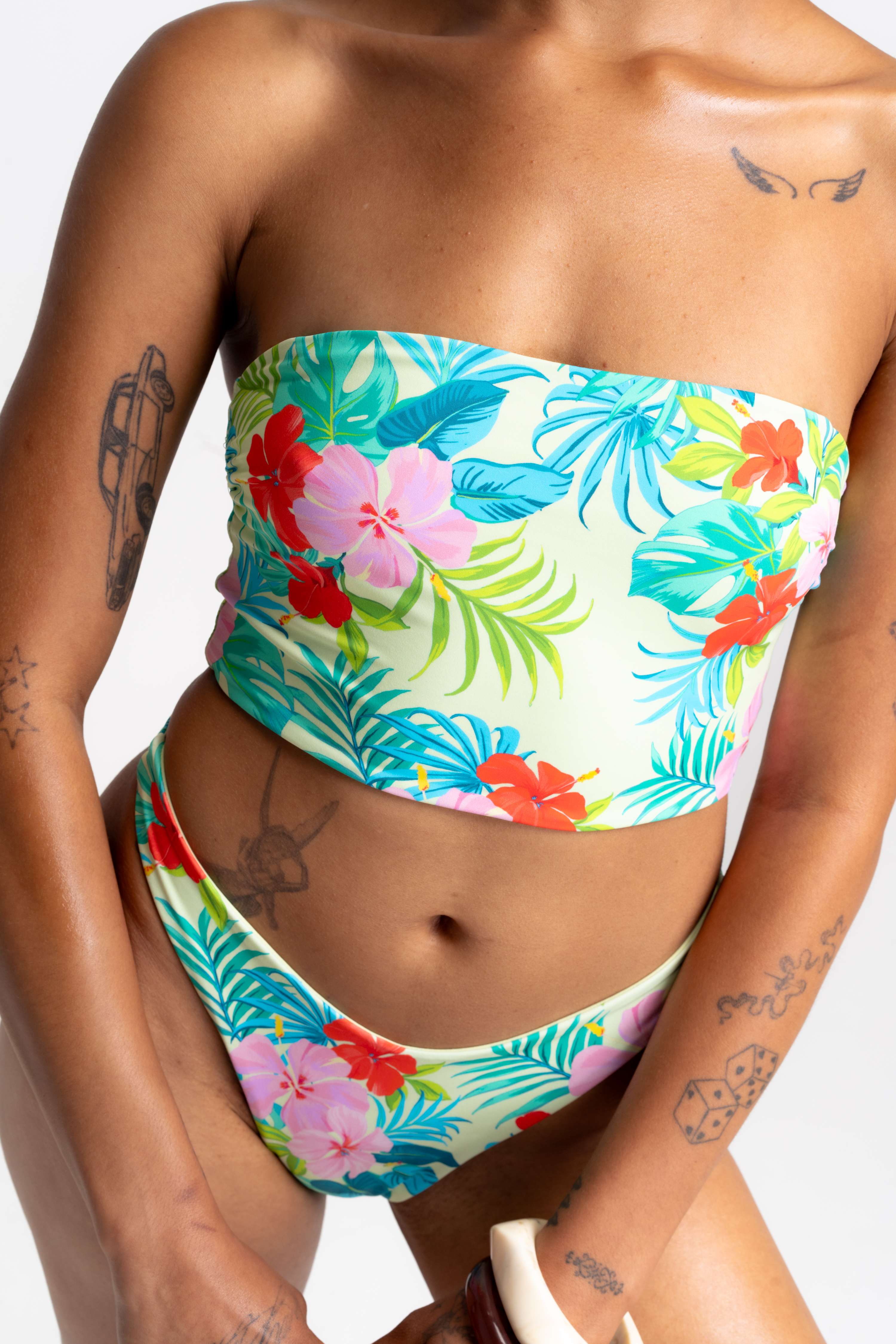 WET 曦光流影 - Rya Bottom 經典比基尼下身 熱帶叢林