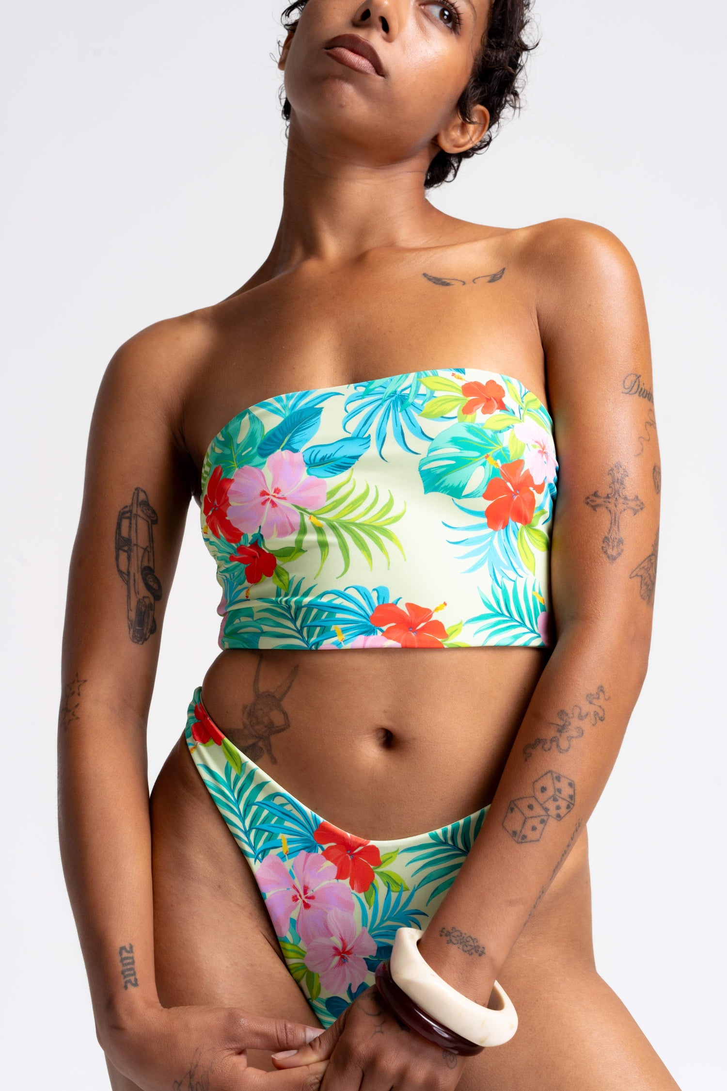 WET 曦光流影 - Rya Bottom 經典比基尼下身 熱帶叢林