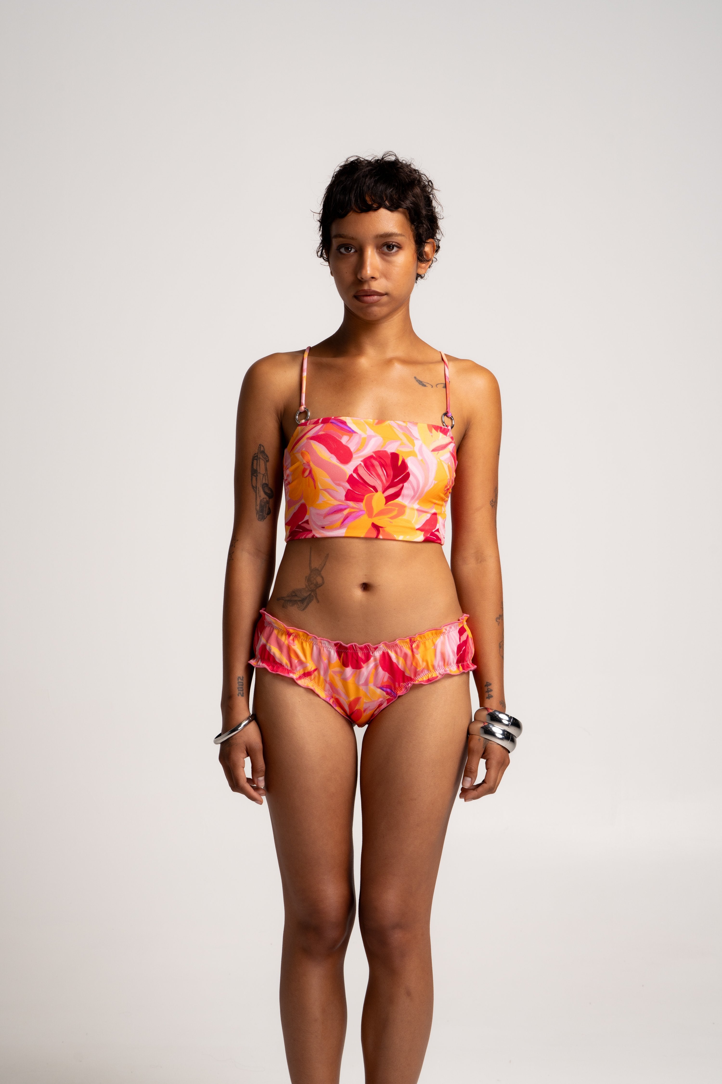 WET 熱浪潮光 - Farrah Bottom 甜美裙邊比基尼下身 扶桑焰舞