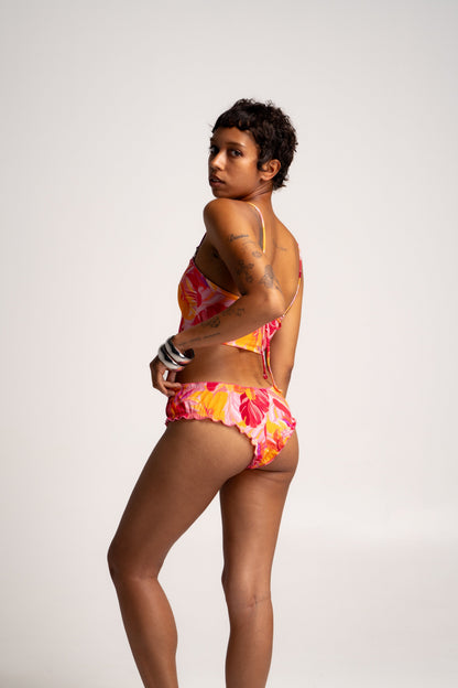 WET 熱浪潮光 - Farrah Bottom 甜美裙邊比基尼下身 扶桑焰舞