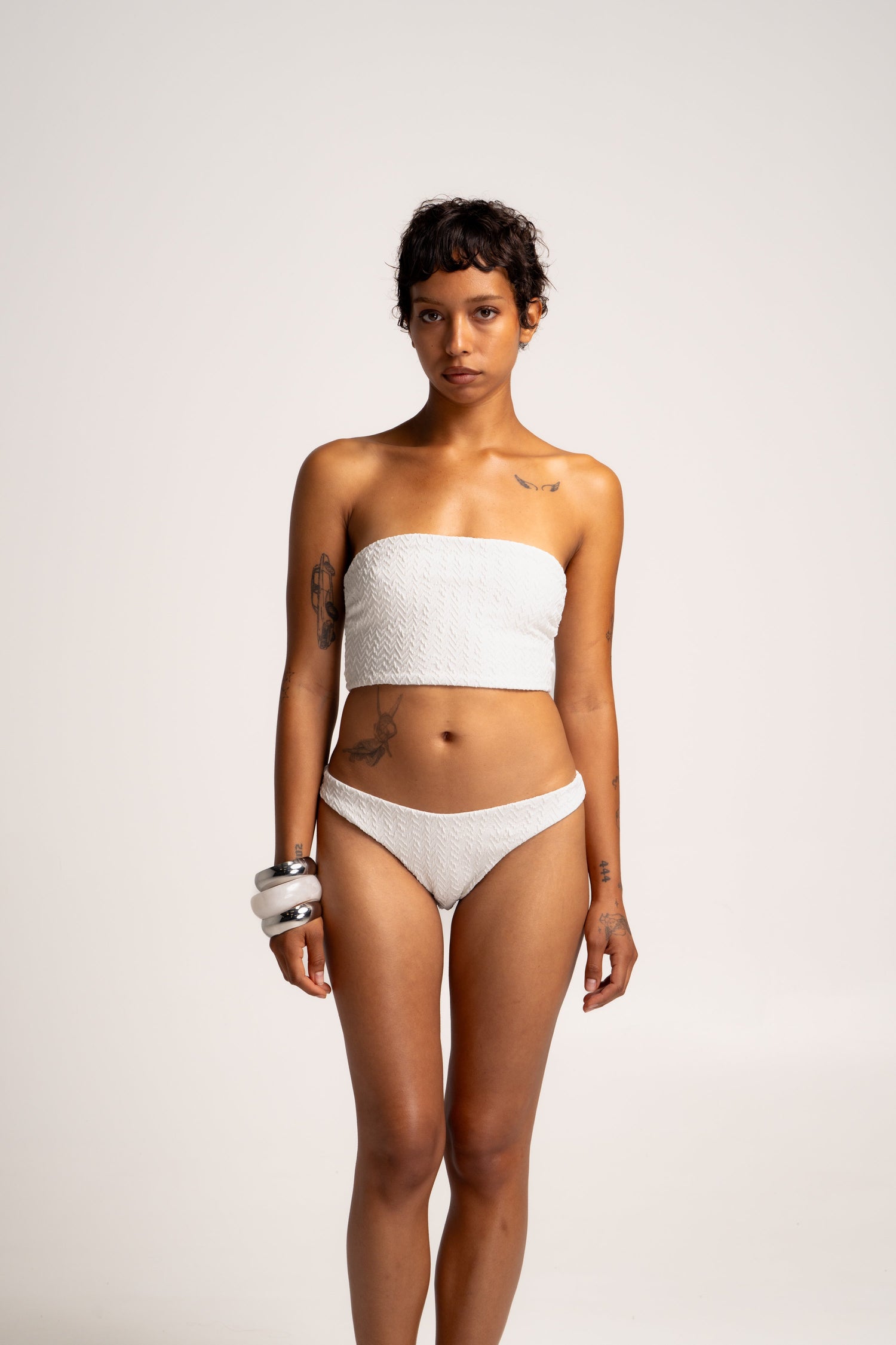 WET 曦光流影 - Rya Bottom 經典比基尼下身 曙霧白