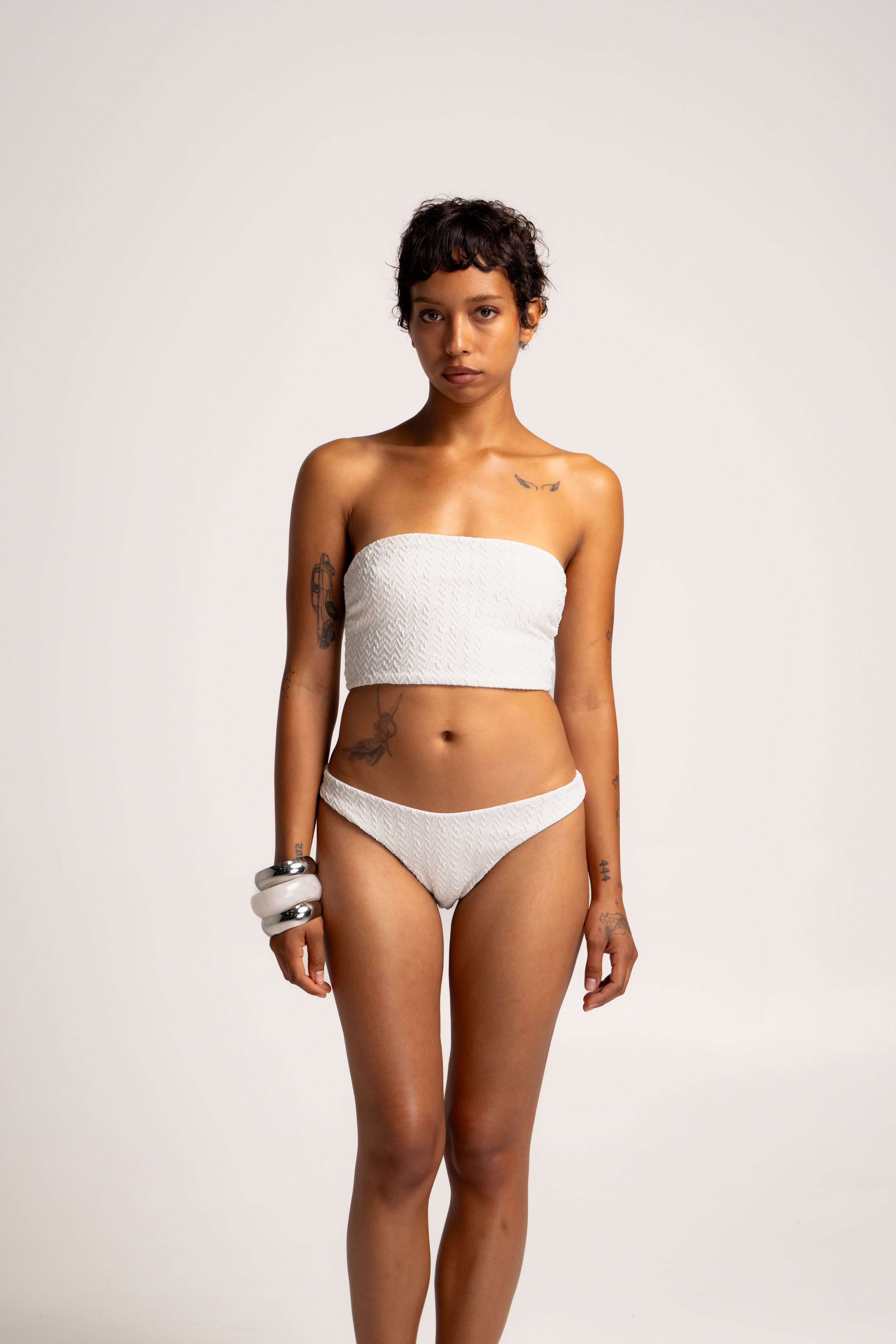 WET 曦光流影 - Rya Bottom 經典比基尼下身 曙霧白