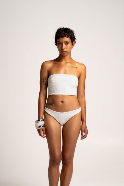 WET 曦光流影 - Rya Bottom 經典比基尼下身 曙霧白