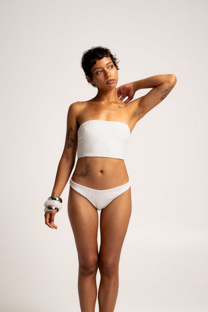 WET 曦光流影 - Rya Bottom 經典比基尼下身 曙霧白