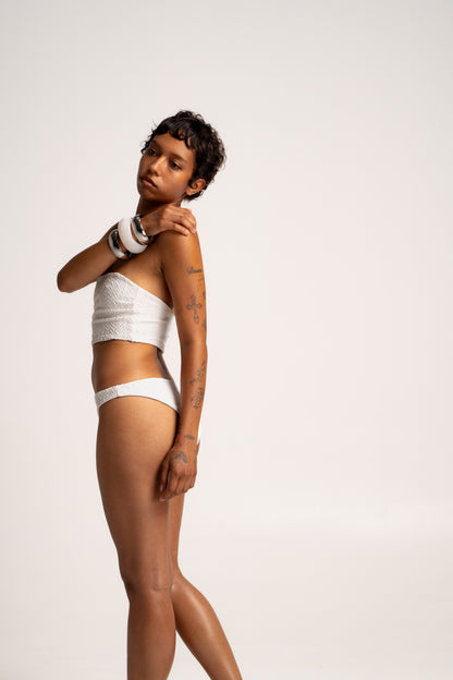 WET 曦光流影 - Rya Bottom 經典比基尼下身 曙霧白